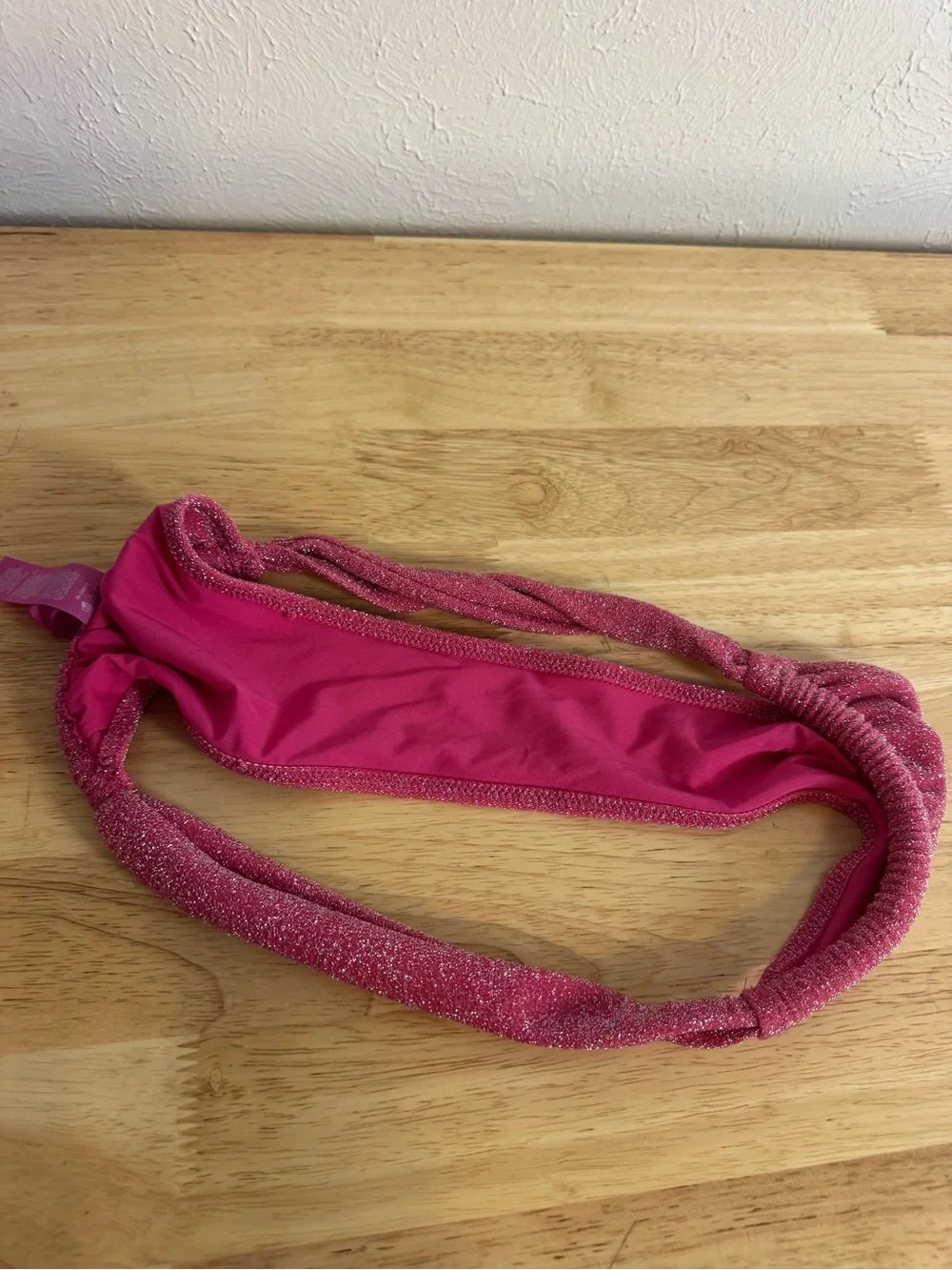 SKIMS Glitter Swim Hot Pink Bikini Bottom